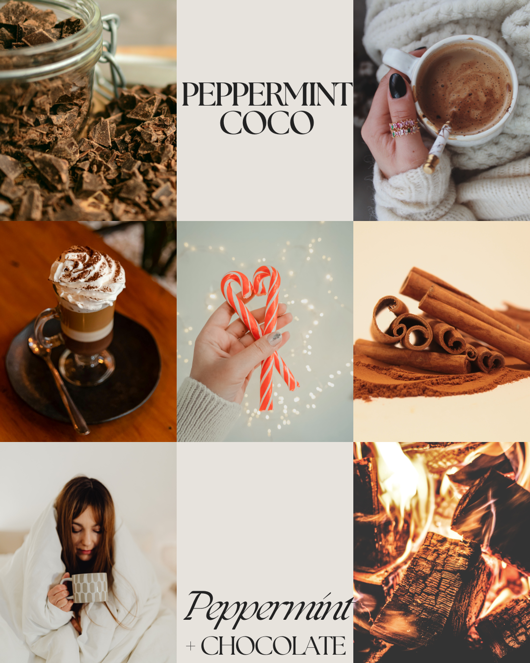 Peppermint Coco Wax Melts 90g